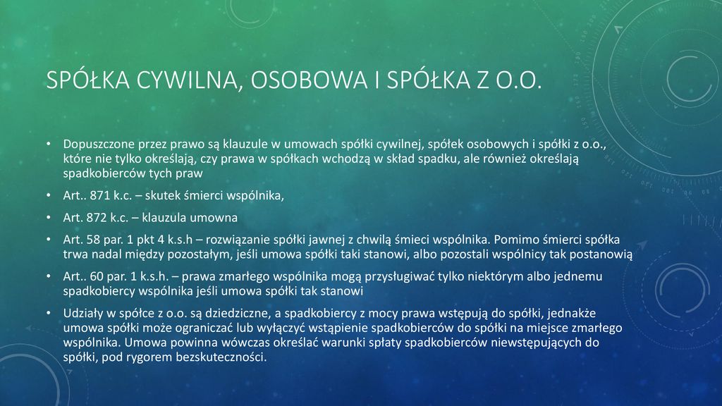 Pozatestamentowe Rozrz Dzenia Maj Tkiem Na Wypadek Mierci Ppt Pobierz